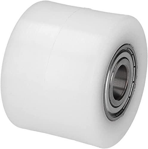 WIKO Ruedas Para Cargas Pesadas - Rodillo de Poliamida Para Transpaleta 80x60 mm Hasta 400 kg con Rodamientos de Bolas - Rueda Fijadora de Palets (orificio de eje de 20 mm)