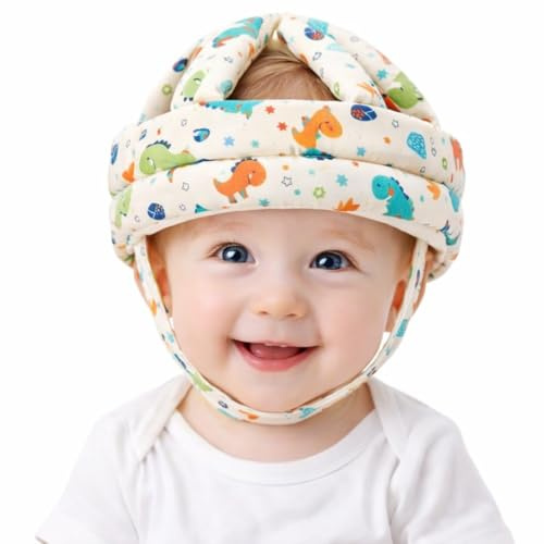 Baby fallskydd, babysäkerhetshjälm för krypning och promenader, babyhuvudskydd för pojkar och flickor (passar för 6 till 20 månader)