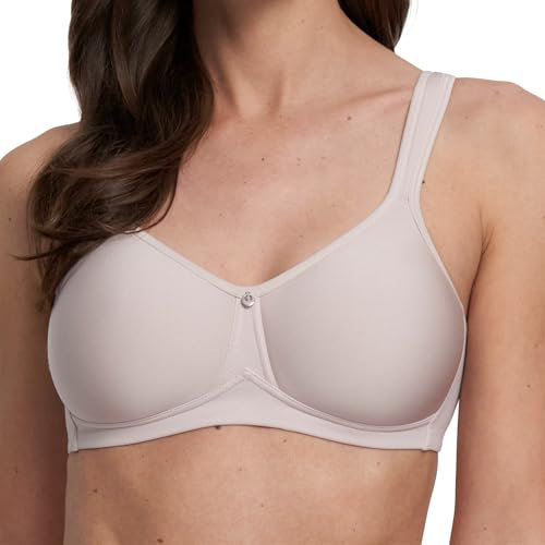 Susa BH Damen ohne Bügel - Catania 7870-100B Sand - Spacer-BH mit Unterbrustband - Gemoldete Cups mit Stützblenden & verstellbaren Träger - Seamless - Bequemer T Shirt BH