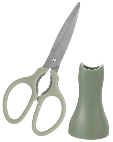 NAMOARLY 1 Set forbici per alimenti in acciaio inossidabile pelapatate domestico tagliapasta forbici trinciapollo Forbici per pizza e pane utensili da cucina forbice alimentare ceramica