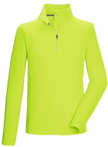 killtec Homme T-Shirt en Polaire avec col Montant et Fermeture éclair KSW 99 MN FLC SHRT, frühlingsgrün, XXL, 40878-000