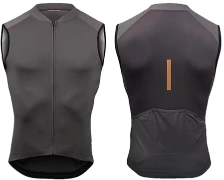AMENGJ Smanicato Ciclismo Uomo Estivo Maglia da Ciclismo, Gilet da Bici Senza Maniche, Leggero e Traspirante, Abbigliamento da Bicicletta(Color 2,XL)