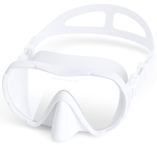 KOMETRA Adult Swim Goggles with Nose Cover, Wide View Diving Mask No Leak Swimming Goggles for Men Women Youth