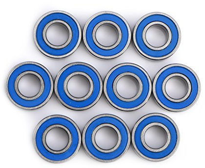 10 Stücke Miniatur Stahl Skateboard Lager 5mm x 11mm x 4mm Doppel Schild Kugellager zz MR115-2RS