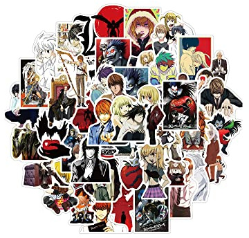 ROSETOR 50 st Death Note graffiti-klistermärke laptop gitarr skateboard vatten kopp vattentätt klistermärke