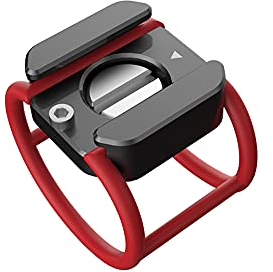 NICEYRIG Cold Shoe Clamp Mounts with Rubber Support Bands & Cold Shoe Adapter for Microphone/Monitor/LED Lights Bracket - 461