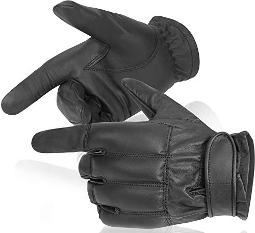 normani Security Quarzsandhandschuhe aus echtem Leder Farbe Kevlar/Schwarz Größe XXXL