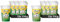 Pot Noodle Chicken & Mushroom King Pot Noodle instant vegetarian snack quick to make noodles 12x 114 g (Pack of 2)