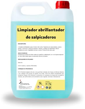 Proquimar | Limpiador y Abrillantador de Salpicaderos. Protección Antipolvo y Antiarañazos. Hidrata Plásticos, Cuero y Gomas. Aroma Agradable. Uso Profesional. Formato Ahorro 5L
