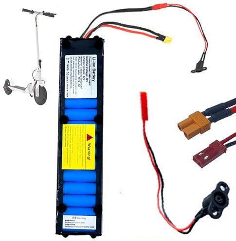 SNHMFUH 36V Scooter Akku 7.8AH 8.7AH 9AH 10.5AH Lithium Batterie Scooter Batterie 10S3P Lithium-Ionen-Akku mit 20A BMS Für 250W 350W 500W M365 Elektroroller,7.8ah