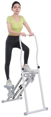 BAOCHADA Stair Stepper för hemmagym, kompakt hopfällbar konditionsträning, klättrare, vertikal klättrare med LED-skärm, träningsutrustning för hela kroppen