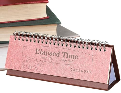 Calendario de escritorio pequeño 2026, notas semanales mensuales, calendario de escritorio pequeño de enero a diciembre, para agenda de citas, hogar, oficina, escuela, dormitorio, apartamento, familia