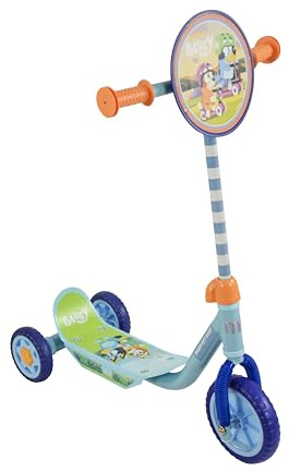 BlueyToys Kids Scooter Age 3 - Adjustable 3 Wheel Scooter for 3 Year Old - Girls and Boys - Multicoloured