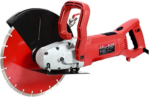SPUZZO 3000W Multi-Function Slotting Machine Electric Slotting Machine Concrete Cutting Machine + Diamond Saw Blade