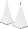 Gokelomg Universal DJ Luz Altavoz Trípode Cubierta Doble Lateral Trípode Scrim Cubierta Material Elástico, 2 Unidades