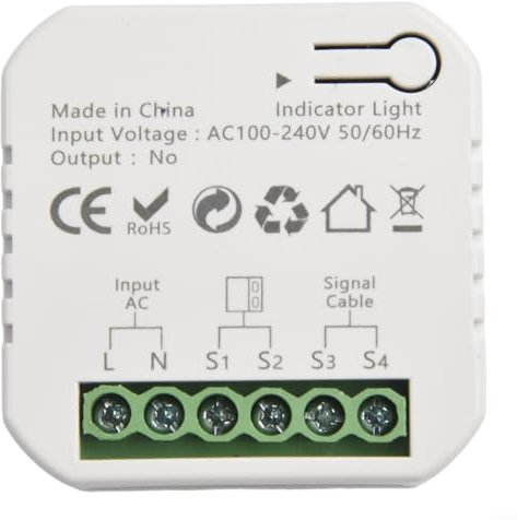 Eawfgtuw Ouvre-porte de garage intelligent, télécommande vocale/télécommande pour Tuya for Smart Life, complément à la télécommande de porte de garage