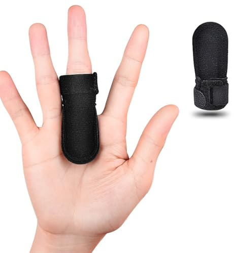 COYUN 1pcs Férula para Dedos con Cierre de Velcro Ajustable, Protector de Dedos, Protección de Dedos, Soporte para Dedos, para Lesiones Deportivas Dolor por Artritis