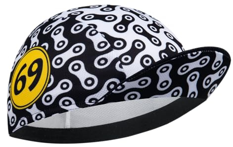 Casquette de cyclisme pour homme en polyester – Casquette sous-casque respirante avec protection UV et bande absorbante, couvre-chef de sport pour vélo de course, vélo de montagne et activités de