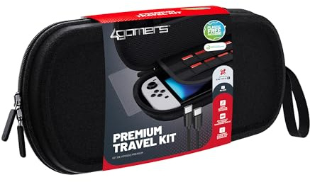4Gamers Handheld Console Travel Kit Compatible with Switch 2, Durable and Lightweight