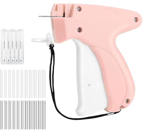 DBAILY Labelling Gun, Clothing Labeling Gun, 1 Labelling Gun Set, 1 Labelling Gun with 5 Replacement Needles + 2000 Staples for Labeling Price Tags