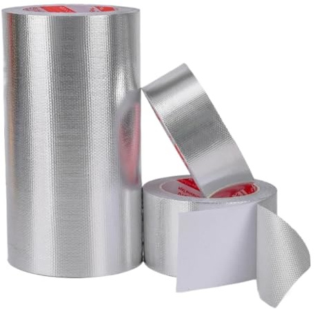 Värmeskyddstejp av aluminiumfolie, Aluminiumfolietejp 20m x 0,15mm Flera storlekar Isolering EM Skärmtak Fönster husbilar(20mx0.15mmx15mm)