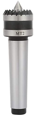 Herramienta de torneado de centro de accionamiento de torno de madera, centro de contrapunto de rodamiento vivo de metal resistente, para herramienta de torneado de madera(MT2)