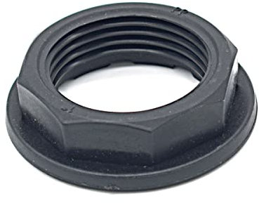 Contre écrou femelle à plateau en PEHD - 1''