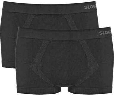 Sloggi Women's sloggi men GO Smooth Hipster 2P, Black