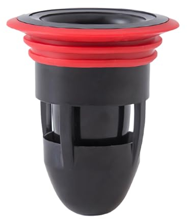 Clapet anti-refoulement de sol de douche, valve de vidange unidirectionnelle anti-odeur pour cuisine et salle de bain (noir)