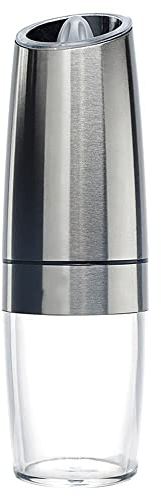 Moulin à Sel et à Poivre Moulin à chili électrique Moil de mortier Automatique Chili Gilin Battery Powered Adjused Seasoning Bottle Kitchen Home Moulins à Poivre