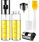 Byitin Spray d'huile mis à jour 2 Pièces, Spray Huile Cuisine, Vaporisateur Huile d’Olive en Verre, Pulverisateur Bouche Large Pour Salade, BBQ, Cooking, Air Fryer, Cuisson