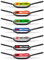SCAR Manubrio Motocross 22mm - Basso - Alu Street Roadster Hornet CB Bandit GSR Z750 - Paracolpo Rosso