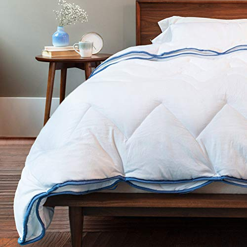 mello – Couette 140x200 4 Saisons, 3 en 1. Couette 1 Personne séparable avec Boutons Pressions, Tissu Microfibre Ultra Doux, légère été 200g/m² + mi-Saison 300g/m² = Hiver 500g/m²