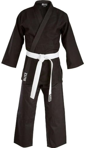 Blitz Middleweight Judo Suit - Black, 3/160cm
