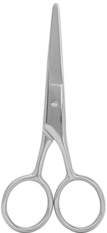 Bartschere Edelstahl Herren Bart Augenbrauen Schere Herren Gesichts Bart Schnurrbart Trimmen Pflege Schere(1#)