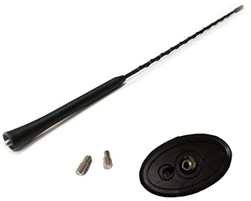 VHEUHZ 16 Autodachantenne Antennen Radio Stereo + Basis kompatibel mit Ford Mondeo Focus C-MAX Fiesta Kuga Transit kurzer Typ 1508144 1087087