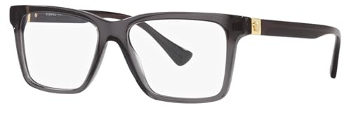 Versace VE3328-5389 Eyeglass Frame TRANSPARENT GREY w/DEMO LENS 56mm