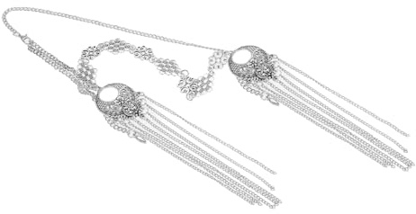 VICASKY Boho Coiffe Vintage Avec Franges Accessoire De Mariage Et Événements Élégant De Tête à Porter Chaine Ou Collier