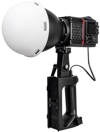 Fockety Videolampa, 2000K-10000K justerbar färgtemperatur 2.4G APP fjärrkontroll fotobelysning med bärväska, 31 scener YN150 Ultra RGB Mini Size COB LED fyllnadslampa (EU)