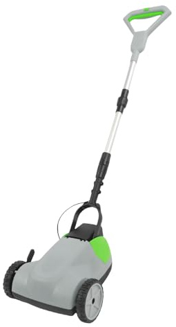 Luocute Tondeuse à Gazon sans Fil, Moteur sans Balais 6 500 TR/Min, Tondeuse Poussée Ultra Légère avec 3 Hauteurs de Coupe Réglables 1,06, 1,6, 2,2 Pouces, Poignée Amovible, pour Petites (Prise UE)