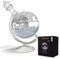 MikaMax - Storm Glass Globe - Wettervorhersage Globus - Wetterglas - Barometer - 19 x 15 x 10 cm - Original - Geschenk für Männer und Frauen
