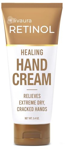 Retinol Anti-Aging Hand Cream – The Original Retinol Brand For Younger Looking Hands –Rich, Velvety Hand Cream Conditions & Protects Skin, Nails & Cuticles – Vitamin A Minimizes Age’s Effect on Skin