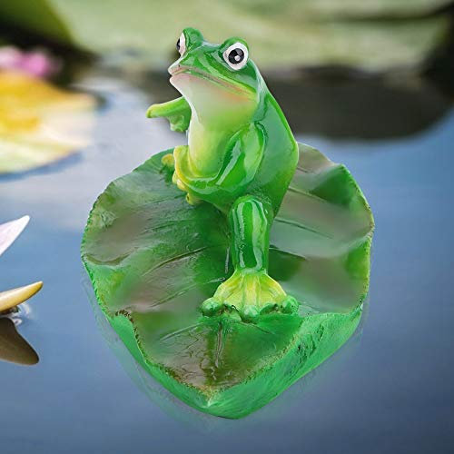 Plantes d'étang coussinets de grenouille réalistes artificiels flottant paysage d'eau étangs de poissons décoration d'aquarium, 6,69 pouces