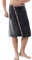 Saunakilt Herren Saunahandtücher Weiches Badetuch Strandtuch Handtuch Männer Saunasarong Frottee Kilt kurzer Schnitt, Gummizug, Super saugfähig, kein Farbverlust, schnelltrocknend