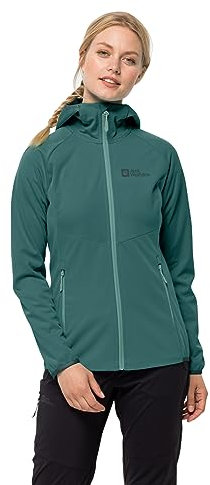 Jack Wolfskin Damen Go Hike W Softshelljacke, petrol, XS EU