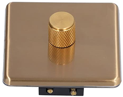 Gradateur en Laiton, Variateur LED et Résistant aux Rayures pour un Usage Domestique (lumière monotone)
