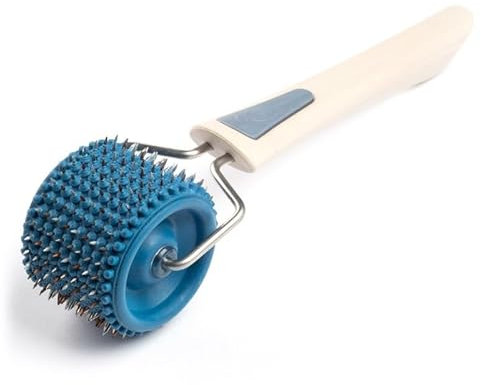 Walze für Gesicht, Gesichtsmassagegerät Massagegerät - Gesichtsmassage-Roller- Anti-Aging-Massageroller Hellblau Nadelroller von Dr.Lyapko - Massagewerkzeug, Entspannungsrolle, Akupunktur, Igelrolle