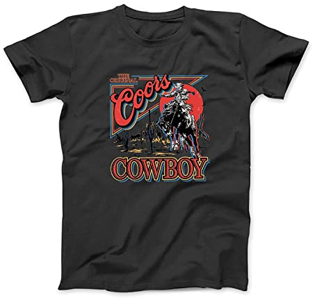 Herr-t-shirt kortärmad gym t-shirts andningsbara sporttoppar träningströjor för lounge arbete sommar coors cowboy västerländsk livsdesign