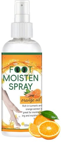 Fotpeeling Sprayolja Återfuktande Näring Pedikyrspaverktyg 100 ml | Återfuktande Fotvårdsspray Matta Grova Spruckna Hälar För Kvinnor Män Fäder Vuxna Familj Idrottare Äldre