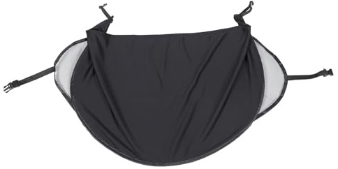 WESIEVYA Toldo para Cochecito de Ñiño Negro, Funda Parasol de Licra para Protección Solar Viento, Accesorio para Carriola, Cobertura Amplia para Paseo al Aire Libre